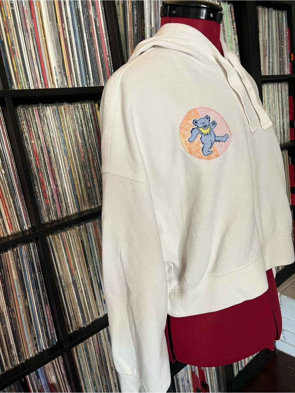 Dancing bear cropped hoodie grateful company dead - Picture 7 of 7